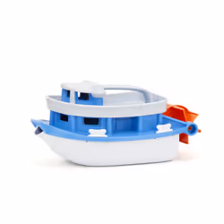 Green Toys Paddle Boat, Bâteau de bain, Garçon/Fille, 0,5 an(s), Plastique, Bleu, Blanc