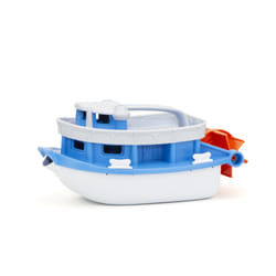 Green Toys Paddle Boat Bâteau de bain Bleu, Blanc