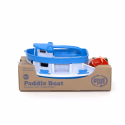Green Toys Paddle Boat Bâteau de bain Bleu, Blanc