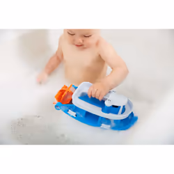 Green Toys Paddle Boat Bâteau de bain Bleu, Blanc