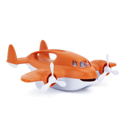 Green Toys Fire Plane Jouet de bain Orange, Blanc