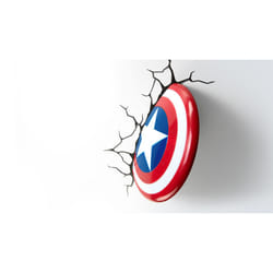 3DlightFX Captain America Shield Light Figurine lumineuse décorative LED