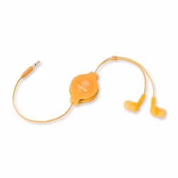 ReTrak EUAUDIOORNG, Avec fil, Musique, 42 g, Écouteurs, Orange