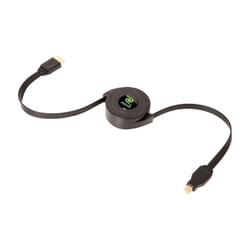 ReTrak ETCABLEDPB câble HDMI 1,52 m HDMI Type C (Mini) Noir