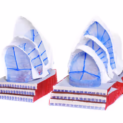 3Doodler CREATE FILAMENT PLA 3 COLORS PL-CLEAR-75 Acide polylactique (PLA) Bleu fluorescent, Transparent, Blanc 2 g