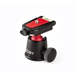 Joby BallHead 3K tête de trépieds Noir, Rouge Acrylonitrile-Butadiène-Styrène (ABS), Aluminium, Ressort en acier, Acier, Élastomère thermoplastique (TPE) 1/4" Balle