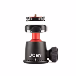 Joby BallHead 3K tête de trépieds Noir, Rouge Acrylonitrile-Butadiène-Styrène (ABS), Aluminium, Ressort en acier, Acier, Élastomère thermoplastique (TPE) 1/4" Balle
