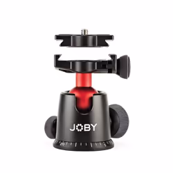 Joby BallHead 5K tête de trépieds Noir, Rouge Acrylonitrile-Butadiène-Styrène (ABS), Aluminium, Acier inoxydable, Acier, Élastomère thermoplastique (TPE) 1/4" Balle