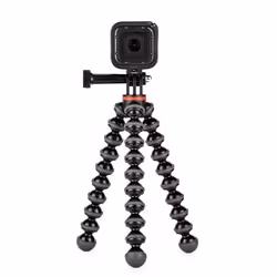 Joby GorillaPod 500 Action trépied Action-cam (caméras sportives) 3 pieds Noir, Rouge - Vue supplémentaire 4