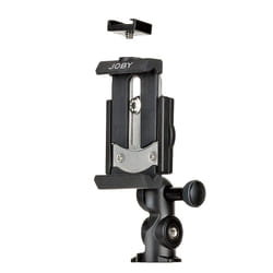Joby GripTight PRO 2 tête de trépieds Noir Acrylonitrile-Butadiène-Styrène (ABS), Aluminium, Acier inoxydable, Acier, Élastomère thermoplastique (TPE) 1/4" Panoramique