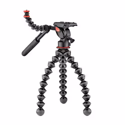 Joby GorillaPod 5K Video PRO, 3 pieds, Noir, Rouge, 38 cm, 880 g