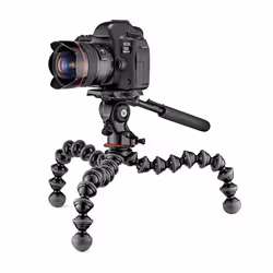 Joby GorillaPod 5K Video PRO trépied Caméras numériques 3 pieds Noir, Rouge - Vue supplémentaire 4