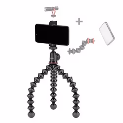 Joby Gorillapod 1K Smart Kit trépied Caméra de Smartphone/numérique 3 pieds Noir, Rouge