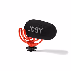 Joby JB01675-BWW, Microphone de caméscope, 35 - 20000 Hz, Avec fil, 3,5 mm (1/8"), Noir, Rouge, Acrylonitrile-Butadiène-Styrè ...