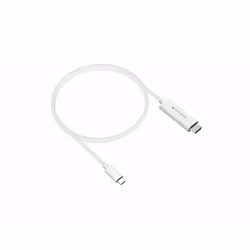 HYPER HD6007WHGL câble HDMI 2,5 m USB-C HDMI Type A (Standard) Blanc - Vue supplémentaire 2