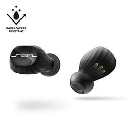 Écouteurs Bluetooth 2.0 Amps Air Sol Republic Noirs 3 Heures dautonomie-Étui de Recharge avec 15 utilisations SOL-EP1195B