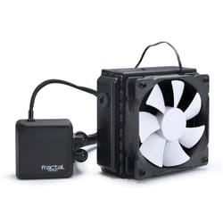 Fractal Design T12 Processeur Refroidisseur de liquide tout-en-un 12 cm Noir, Blanc
