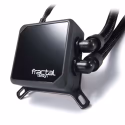 Fractal Design T12 Processeur Refroidisseur de liquide tout-en-un 12 cm Noir, Blanc