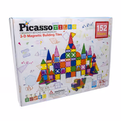 PicassoTiles 152pc Magnetic Tiles set - Vue supplémentaire 2