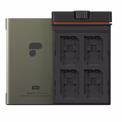 PolarPro Slate II, 24 cartes, MicroSD (TransFlash), SD, Aluminium, Élastomère thermoplastique (TPE), Vert, Résistant aux coll ...