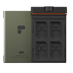 PolarPro Slate II logement pour carte mémoire 24 cartes Aluminium, Élastomère thermoplastique (TPE) Vert