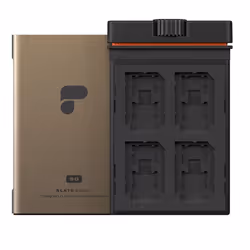 PolarPro Slate II, 24 cartes, MicroSD (TransFlash), SD, Aluminium, Élastomère thermoplastique (TPE), Sable, Résistant aux col ...