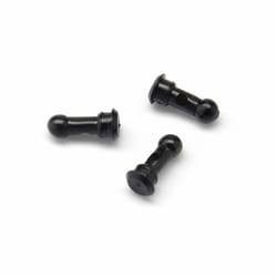 100% Forecast Tear-Off Kit broches, noir