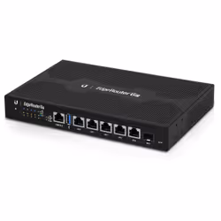 Ubiquiti EdgeRouter 6P, Ethernet WAN, Gigabit Ethernet, Noir