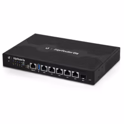 Ubiquiti EdgeRouter 6P, Ethernet WAN, Gigabit Ethernet, Noir