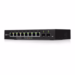 Ubiquiti EdgeSwitch 10XP Géré L2 Gigabit Ethernet (10/100/1000) Connexion Ethernet, supportant l'alimentation via ce port (PoE) Noir