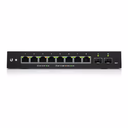 Ubiquiti EdgeSwitch 10XP Géré L2 Gigabit Ethernet (10/100/1000) Connexion Ethernet, supportant l'alimentation via ce port (PoE) Noir