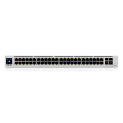 Ubiquiti UniFi Pro 48-Port PoE Géré L2/L3 Gigabit Ethernet (10/100/1000) Connexion Ethernet, supportant l'alimentation via ce port (PoE) 1U Argent