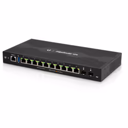 Ubiquiti EdgeRouter 12P, Ethernet WAN, Gigabit Ethernet, Noir