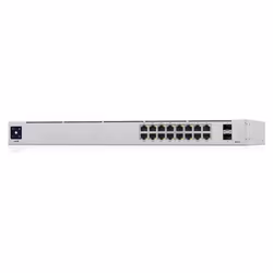 Ubiquiti UniFi 16-Port PoE Géré L2/L3 Gigabit Ethernet (10/100/1000) Connexion Ethernet, supportant l'alimentation via ce port (PoE) 1U Argent