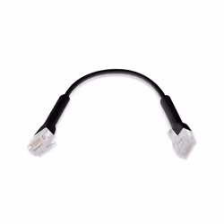 Ubiquiti UniFi Ethernet Patch Cable câble de réseau Noir 0,22 m Cat6