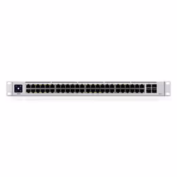 Ubiquiti UniFi USW-48-POE-EU commutateur réseau Géré Gigabit Ethernet (10/100/1000) Connexion Ethernet, supportant l'alimentation via ce port (PoE) Argent