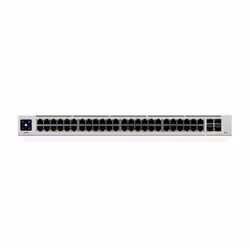 Ubiquiti UniFi USW-48-POE-EU commutateur réseau Géré Gigabit Ethernet (10/100/1000) Connexion Ethernet, supportant l'alimentation via ce port (PoE) Argent - Vue supplémentaire 4