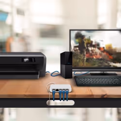 Ubiquiti UniFi USW Flex Mini Géré Gigabit Ethernet (10/100/1000) Connexion Ethernet, supportant l'alimentation via ce port (PoE) Blanc - Vue supplémentaire 7