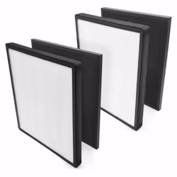 Levoit - LV-PUR131-RF - LV-PUR131 Lot de 2 filtres de rechange pour purificateur dair HEPA et charbon actif