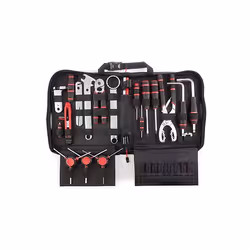 Feedback Sports TEAM EDITION, Outils de bicyclette, Kit d'outils pour bicyclette, Noir, Rouge, Clé Allen, Clé à écrous, 2,2.5 ...