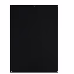 Westcott Schwarzer Hintergrund 1.5 x 2.1 m Toile de fonds pour photo Nylon Monochromatique Noir