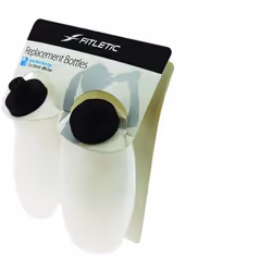 FITLETIC Gourde - Lot de 2 - 350 ml - Noir
