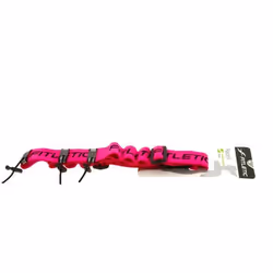 FITLETIC Ceinture porte dossard Fitletic avec 6 portes gels - rose fluo