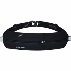 FITLETIC Ceinture Bolt 2 poches imperméables - noir