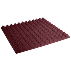Auralex 2PYR22BUR_HP isolation acoustique Bourgogne 5,08 cm 12 pièce(s)