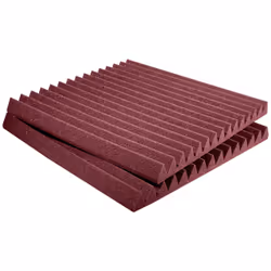 Auralex 2SF22BUR_HP, Bourgogne, 12 pièce(s), 5,08 cm, 609,6 mm, 609,6 mm
