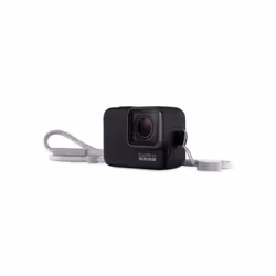 GoPro Sleeve + Lanyard, Housse, GoPro, HERO7 Black, HERO7 Silver, HERO7 White, HERO (2018), HERO6 Black, HERO5 Black, Noir