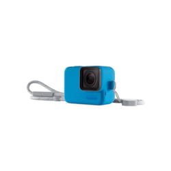 GoPro Sleeve + Lanyard Housse Bleu