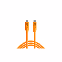 Tether Tools CUC10-ORG, 3 m, USB C, USB C, USB 3.2 Gen 1 (3.1 Gen 1), 5000 Mbit/s, Orange
