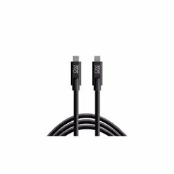 Tether Tools CUC15-BLK, 4,6 m, USB C, USB C, USB 3.2 Gen 1 (3.1 Gen 1), 5000 Mbit/s, Noir